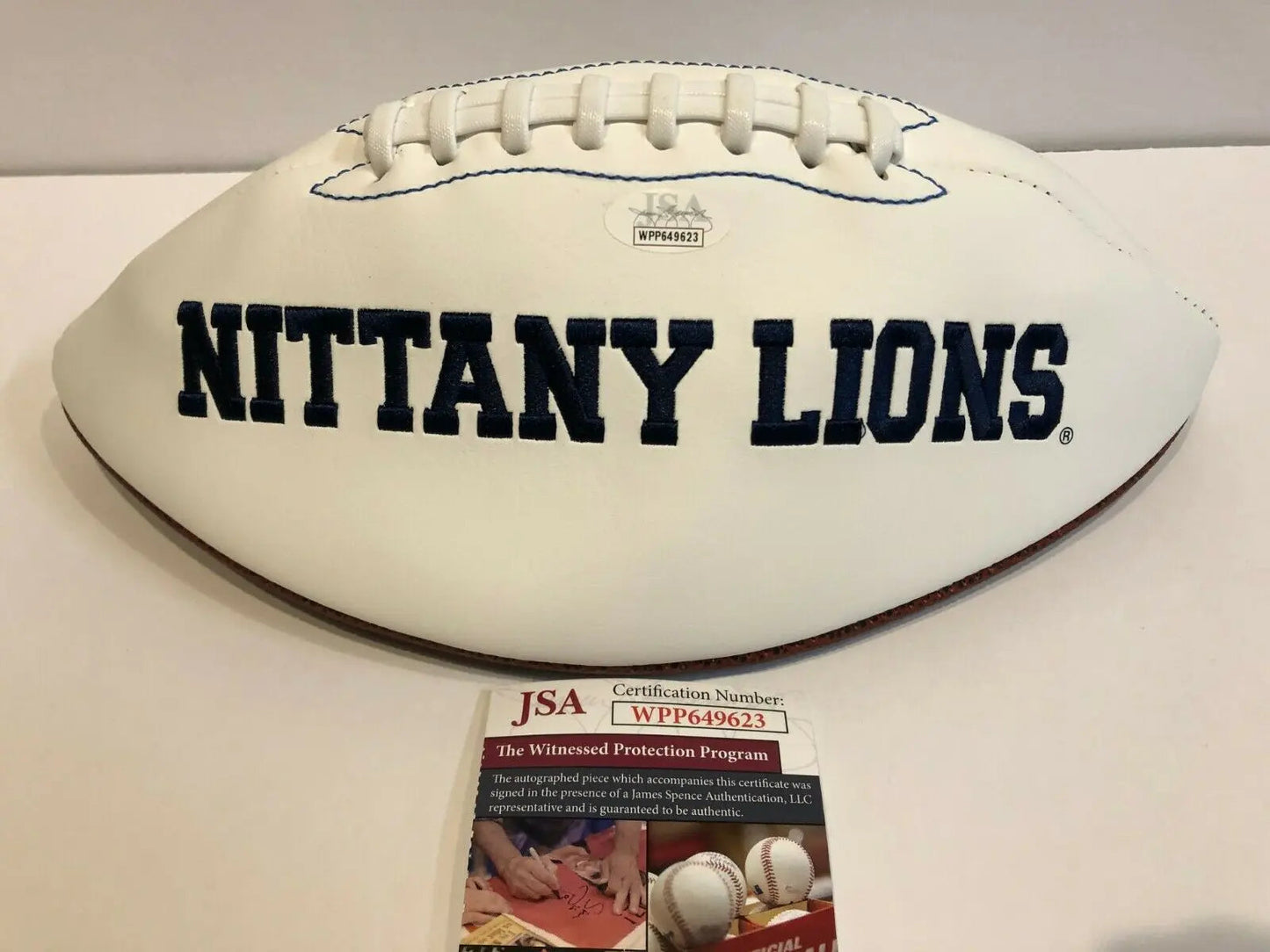 MVP Authentics Daesean Hamilton Autographed Signed Inscribed Penn State Logo Football Jsa Coa 98.10 sports jersey framing , jersey framing