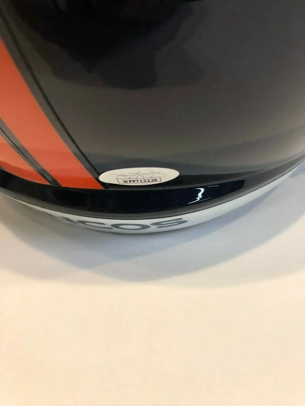 MVP Authentics Daesean Hamilton Signed Denver Broncos Full Size Replica Speed Helmet Jsa Coa 224.10 sports jersey framing , jersey framing