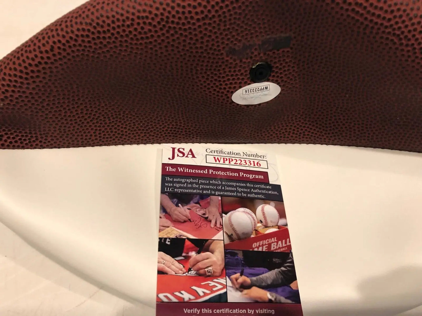 MVP Authentics Darron Lee Autographed Signed Ohio State Buckeyes Logo Football Jsa Coa 108 sports jersey framing , jersey framing