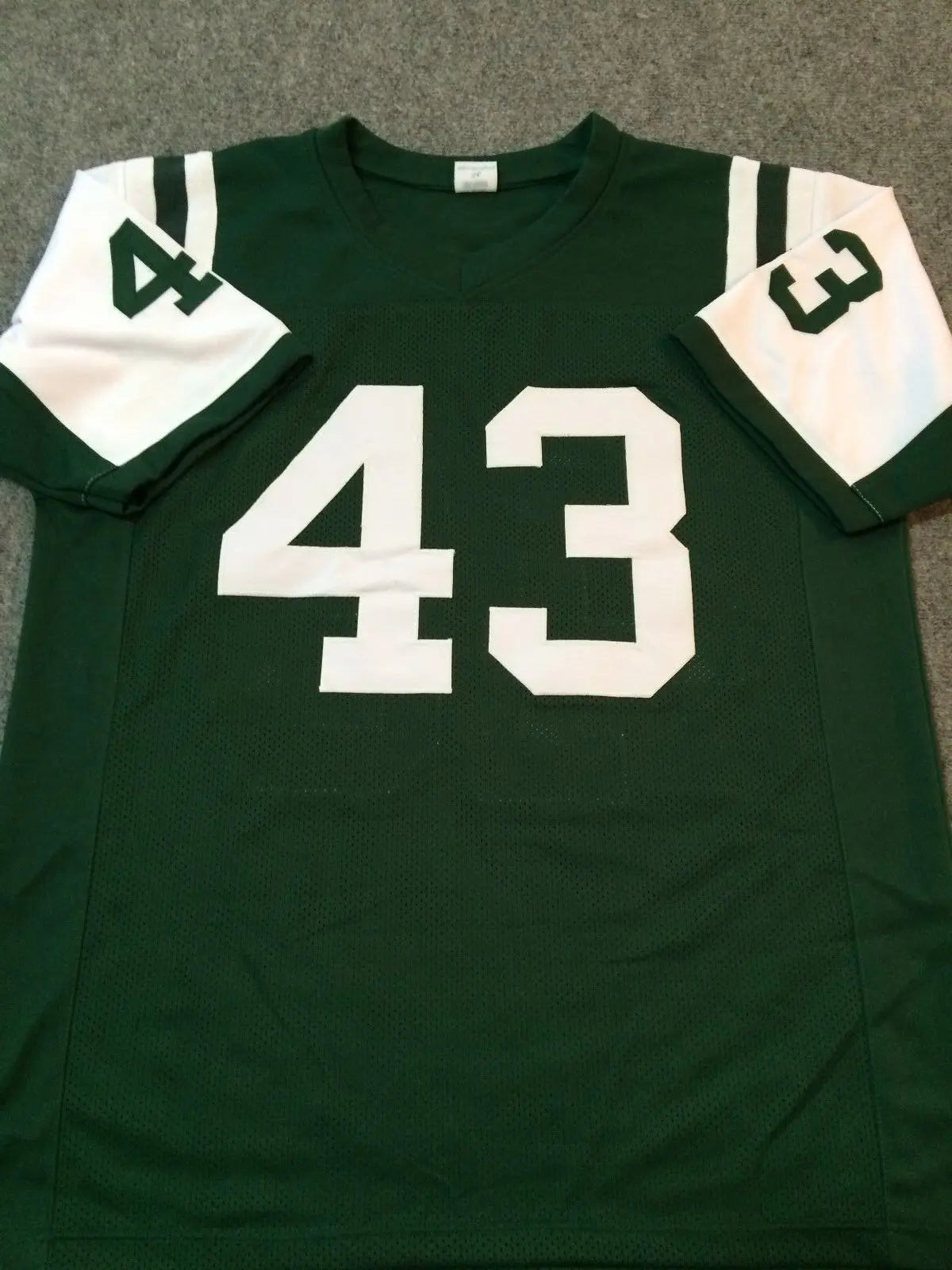 MVP Authentics Darron Lee Custom Unsigned New York Jets Jersey 22.50 sports jersey framing , jersey framing