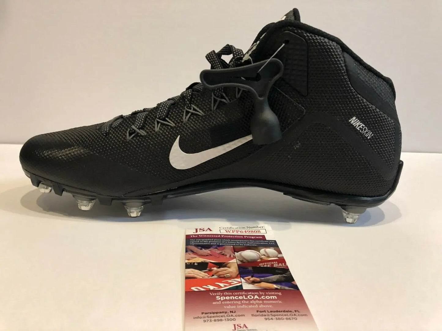 MVP Authentics Denver Broncos Daesean Hamilton Autographed Signed Nike Cleat Jsa Coa 107.10 sports jersey framing , jersey framing