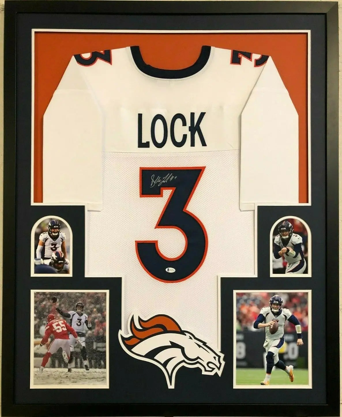 Framed Denver Broncos Drew Lock Autographed Signed Jersey Beckett Coa – MVP  Authentics