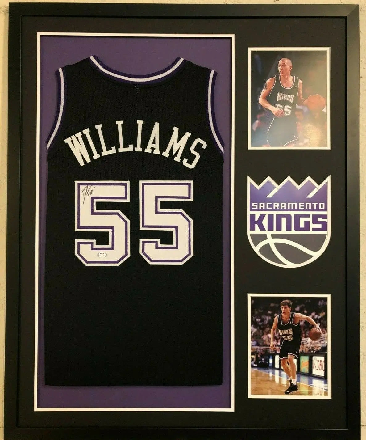 Vintage Champion Jason Williams Sacramento Kings Signed Jersey 