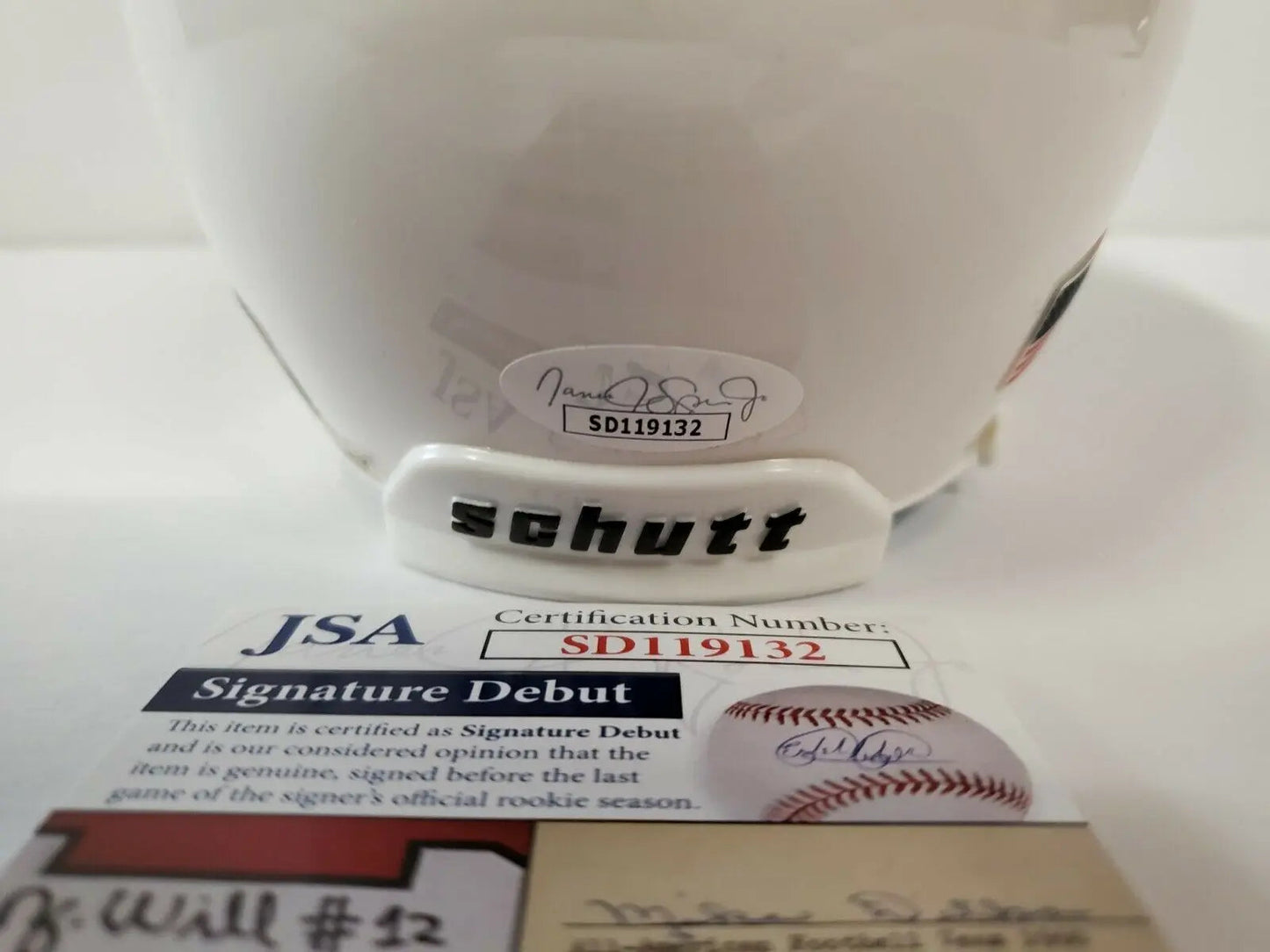 MVP Authentics Frank Darby Autographed Signed Arizona State Sun Devils Mini Helmet Jsa Coa 80.10 sports jersey framing , jersey framing