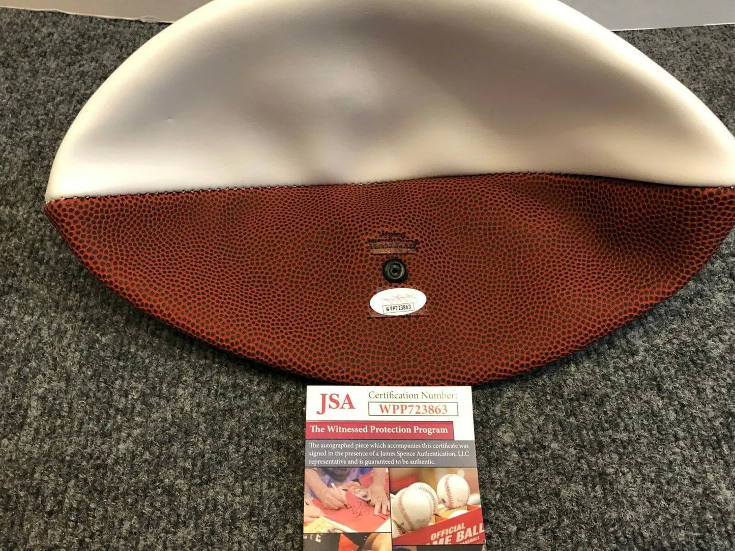 MVP Authentics Garrett Bradbury Autographed Signed Insc Minnesota Vikings Logo Football Jsa Coa 98.10 sports jersey framing , jersey framing