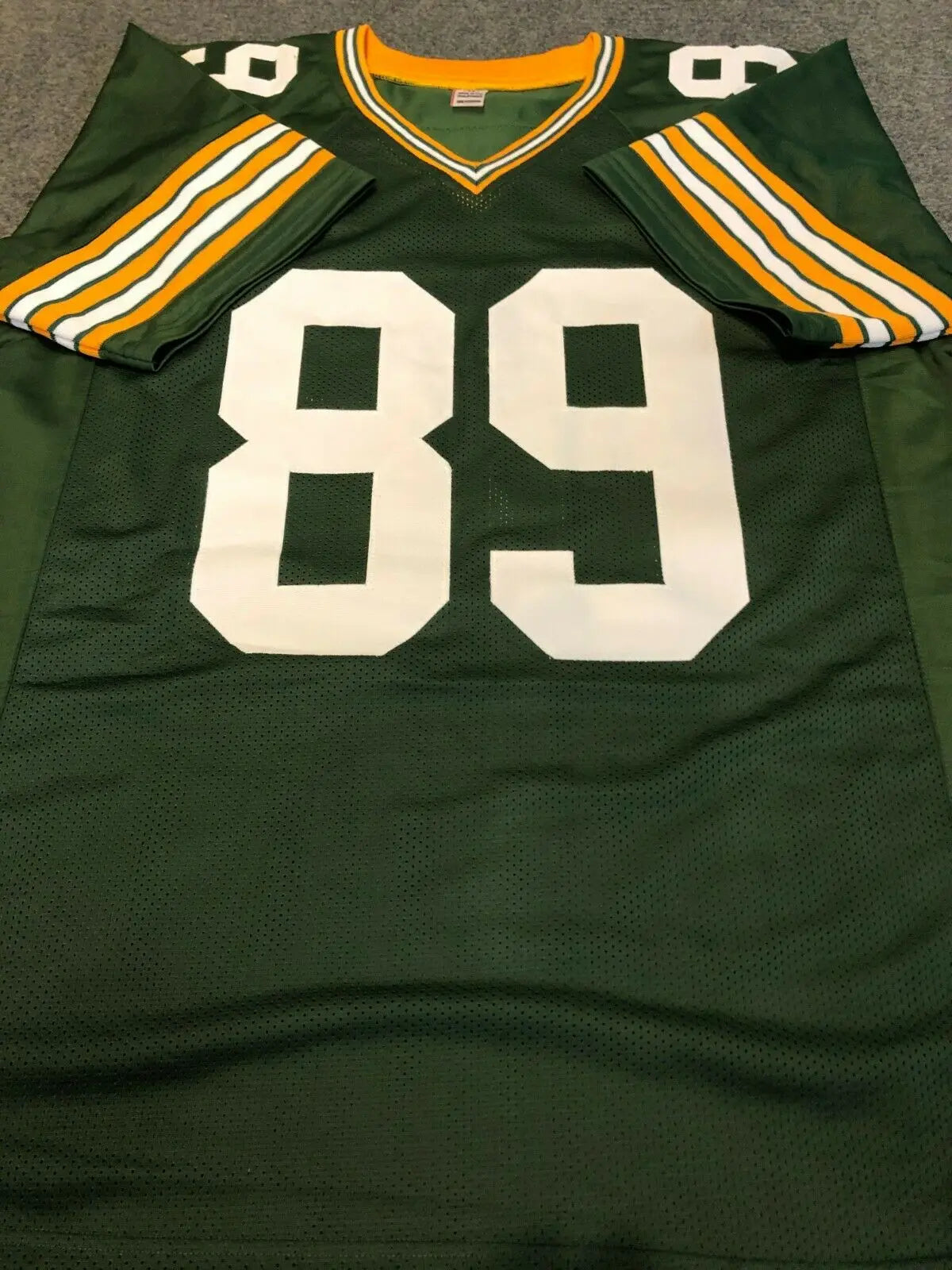 MVP Authentics Green Bay Packers Mark Chmura Autographed Signed Jersey Beckett Coa 98.10 sports jersey framing , jersey framing