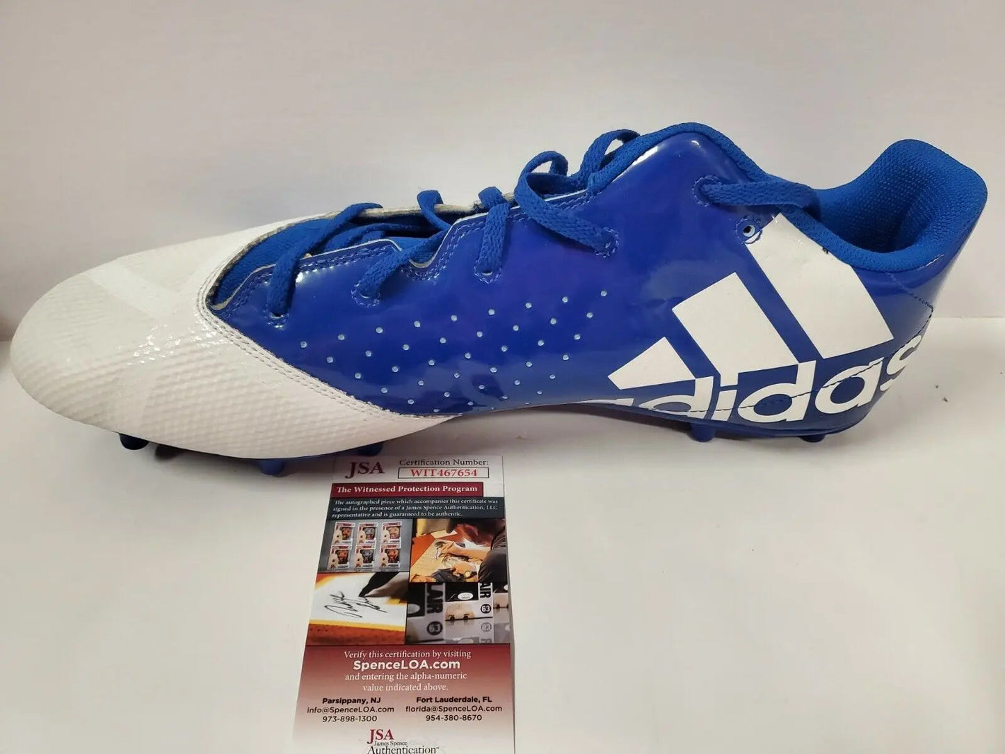 MVP Authentics Henry Ellard Autographed Signed Cleat Jsa Coa 116.10 sports jersey framing , jersey framing