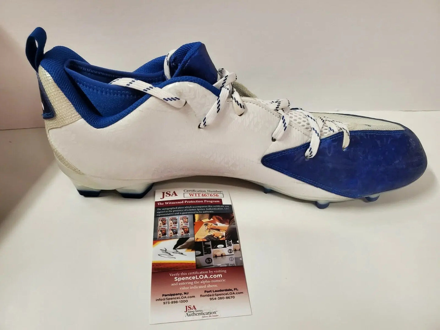 MVP Authentics Henry Ellard Autographed Signed Cleat Jsa Coa 116.10 sports jersey framing , jersey framing