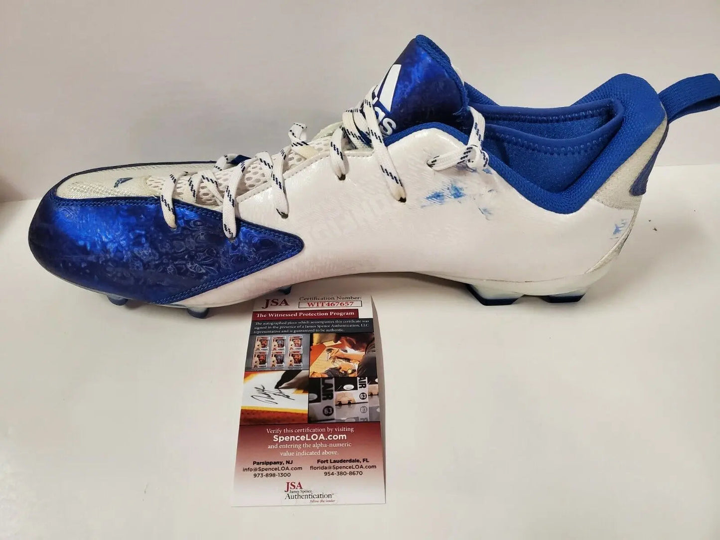 MVP Authentics Henry Ellard Autographed Signed Cleat Jsa Coa 116.10 sports jersey framing , jersey framing