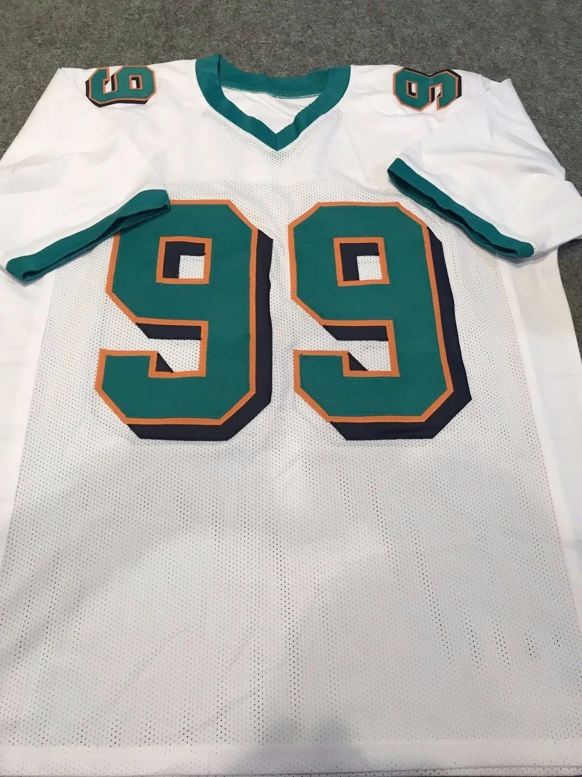 MVP Authentics Jason Taylor Autographed Signed Miami Dolphins Jersey Jsa Coa 152.10 sports jersey framing , jersey framing