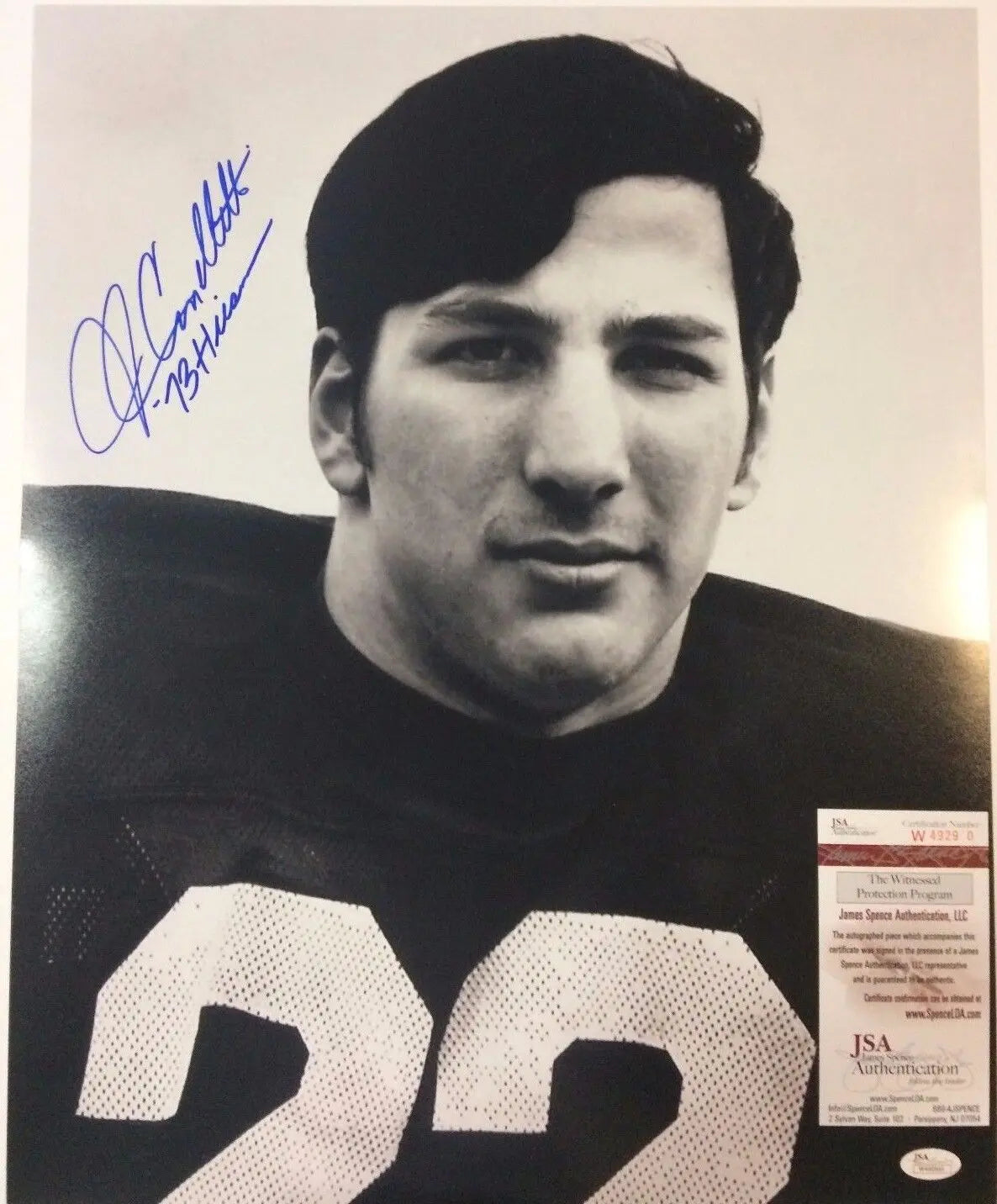 MVP Authentics John Cappelletti Autographed Signed Inscribed Penn State 16X20 Photo Jsa Coa 90 sports jersey framing , jersey framing