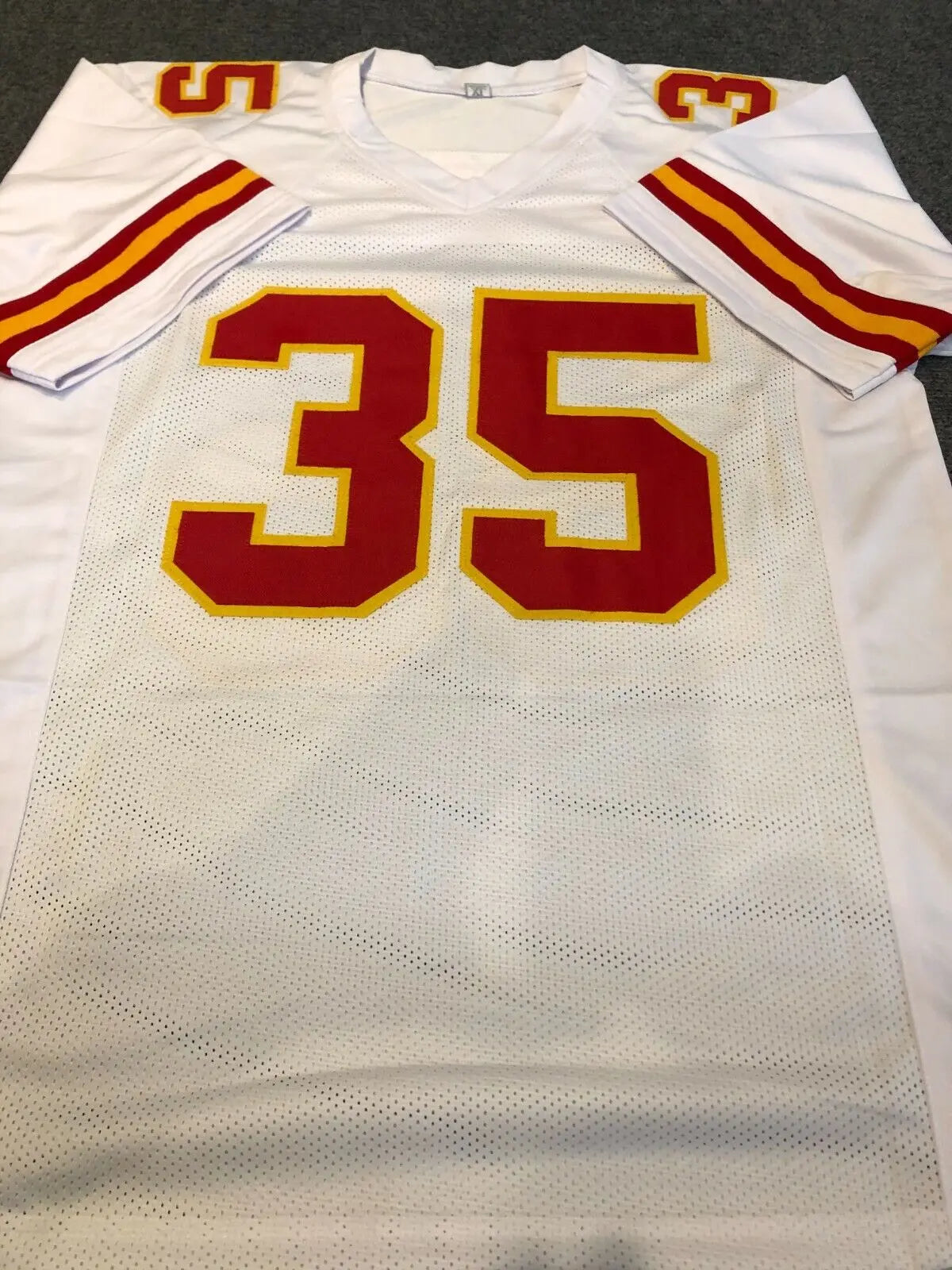 MVP Authentics Kansas City Chiefs Christian Okoye Autographed Signed Inscribedjersey Jsa Coa 107.10 sports jersey framing , jersey framing