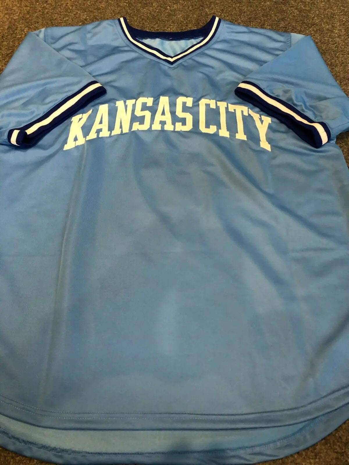 MVP Authentics Kansas City Royals Ryan Mcbroom Autographed Signed Jersey Jsa Coa 107.10 sports jersey framing , jersey framing