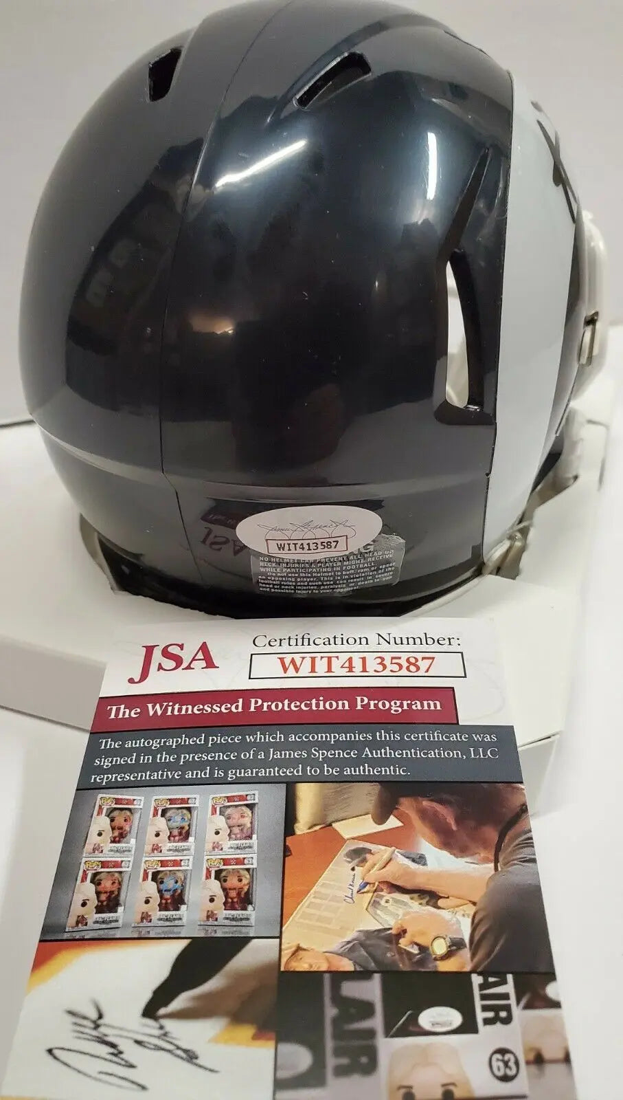 MVP Authentics LOS ANGELES RAMS AARON DONALD AUTOGRAPHED THROWBACK MINI HELMET JSA COA 209 sports jersey framing , jersey framing