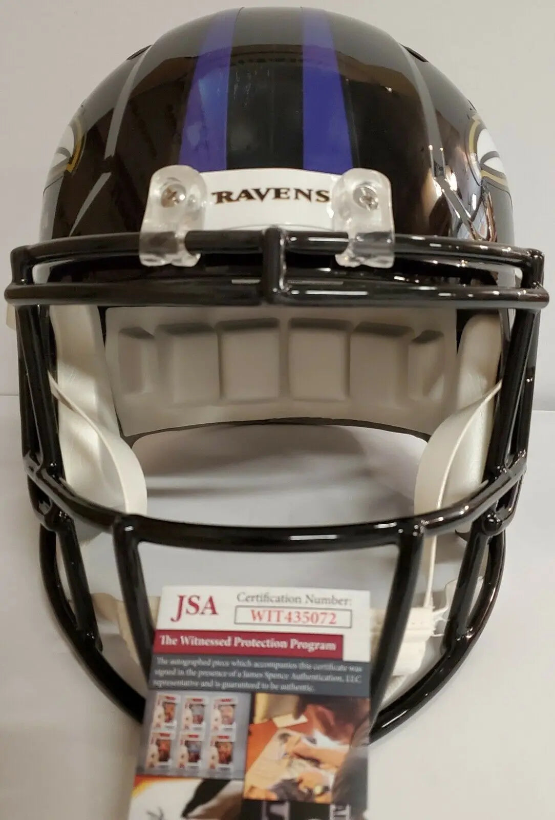 MVP Authentics MARQUISE BROWN SIGNED BALTIMORE RAVENS FULL SIZE SPEED REPLICA HELMET JSA COA 349 sports jersey framing , jersey framing