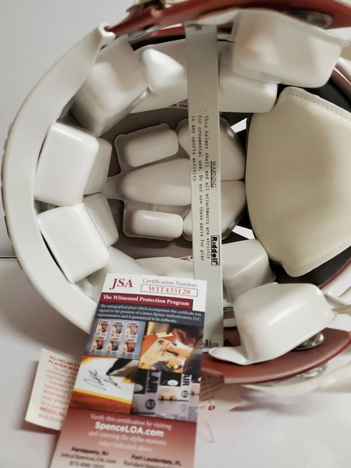 MVP Authentics Marquise Brown Signed Inscribed Oklahoma Sooners Full Sz Auth Helmet Jsa Coa 539.10 sports jersey framing , jersey framing