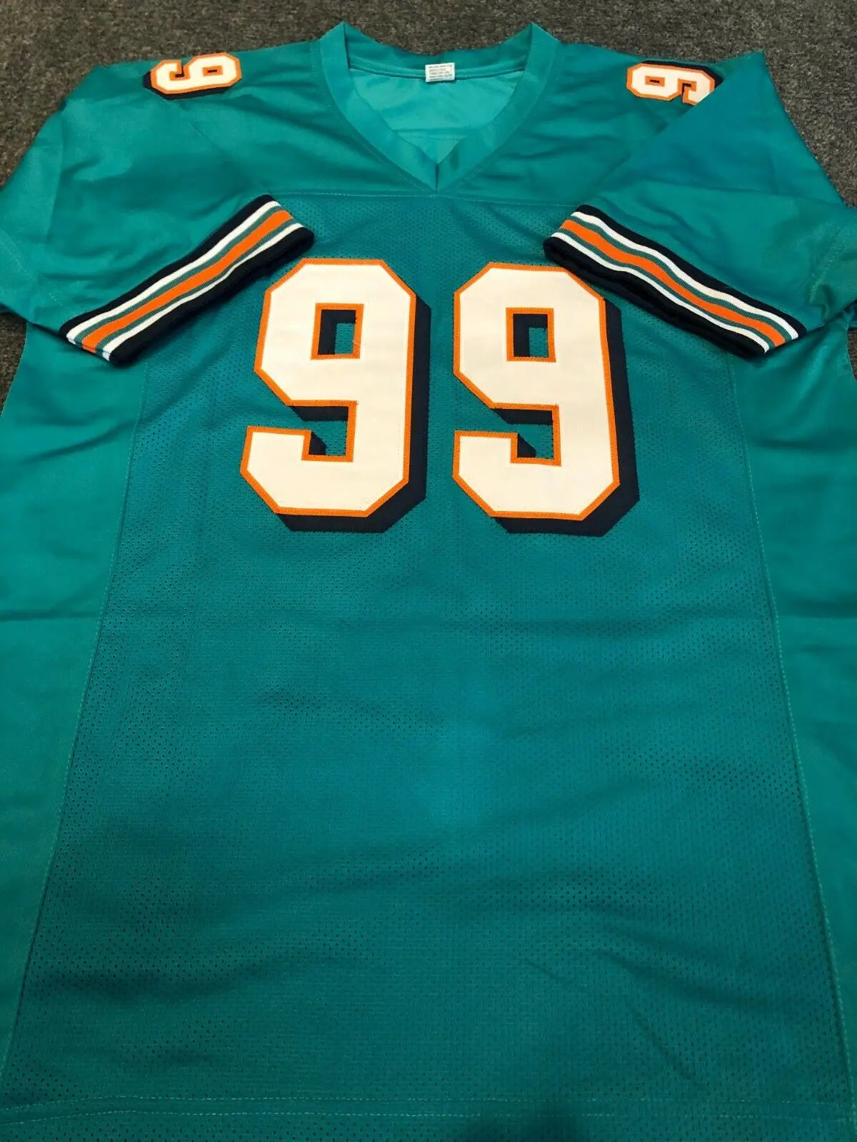 MVP Authentics Miami Dolphins Jason Taylor Autographed Signed Jersey Jsa Coa 152.10 sports jersey framing , jersey framing