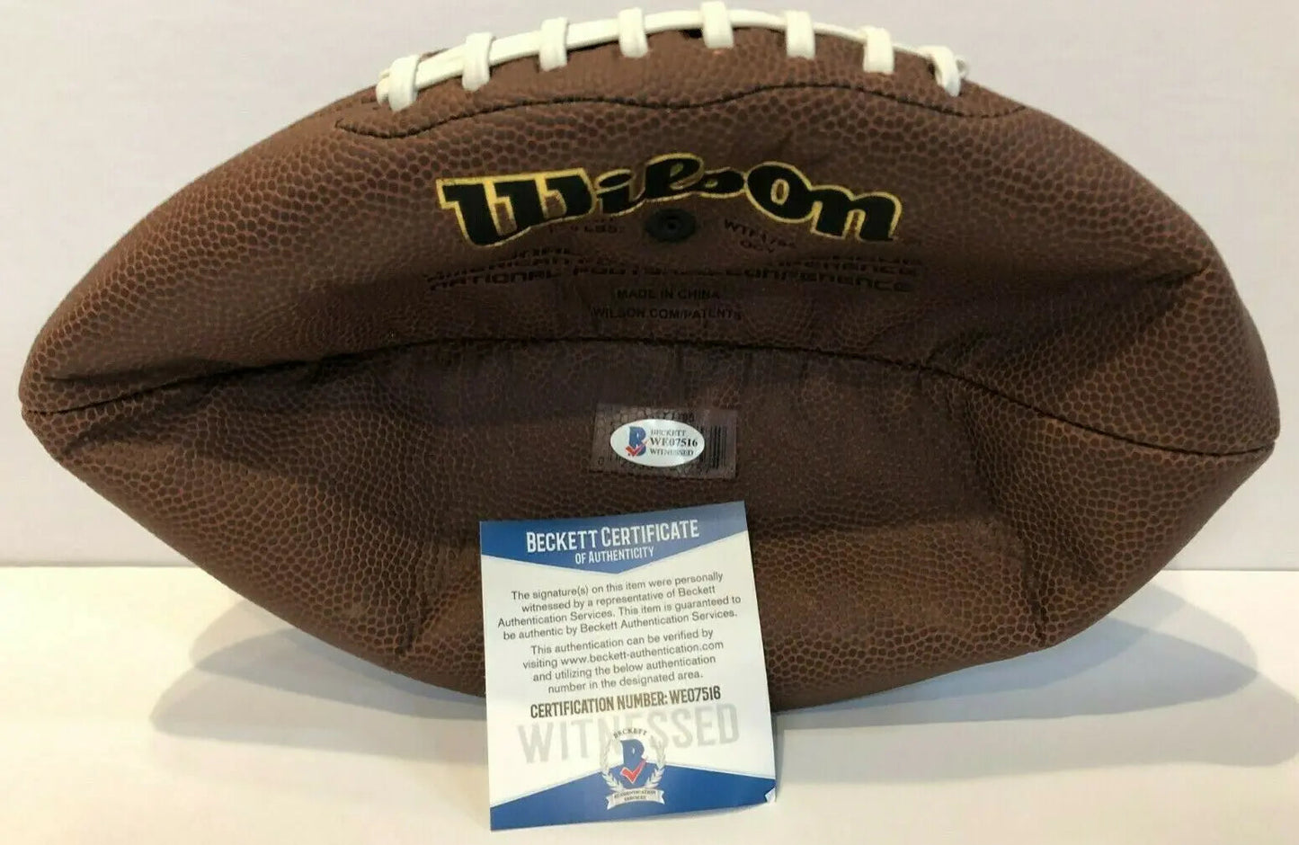 MVP Authentics New England Patriots Rob Ninkovich Autographed Signed Nfl Football Beckett Coa 134.10 sports jersey framing , jersey framing