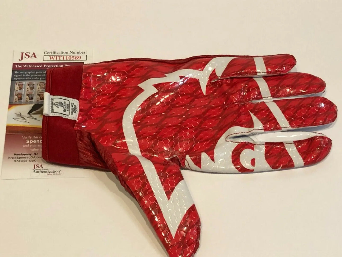 MVP Authentics New York Giants Darius Slayton Autographed Signed Adidas Glove Jsa Coa 89.10 sports jersey framing , jersey framing