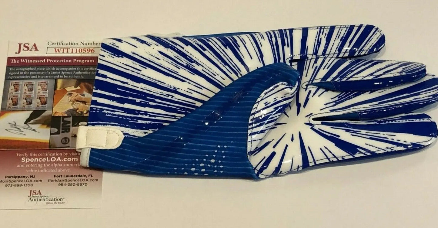 MVP Authentics New York Giants Darius Slayton Autographed Signed Adidas Glove Jsa Coa 89.10 sports jersey framing , jersey framing