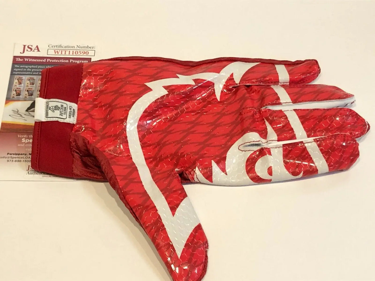 MVP Authentics New York Giants Darius Slayton Autographed Signed Adidas Glove Jsa Coa 89.10 sports jersey framing , jersey framing