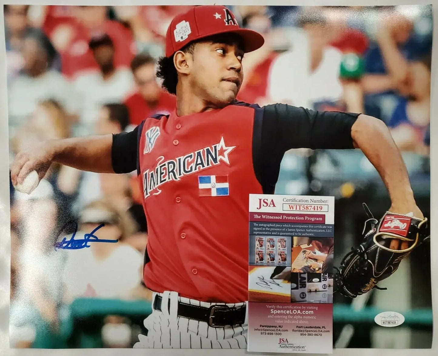 MVP Authentics New York Yankees Deivi Garcia Autographed Signed 11X14 Photo Jsa Coa 63 sports jersey framing , jersey framing