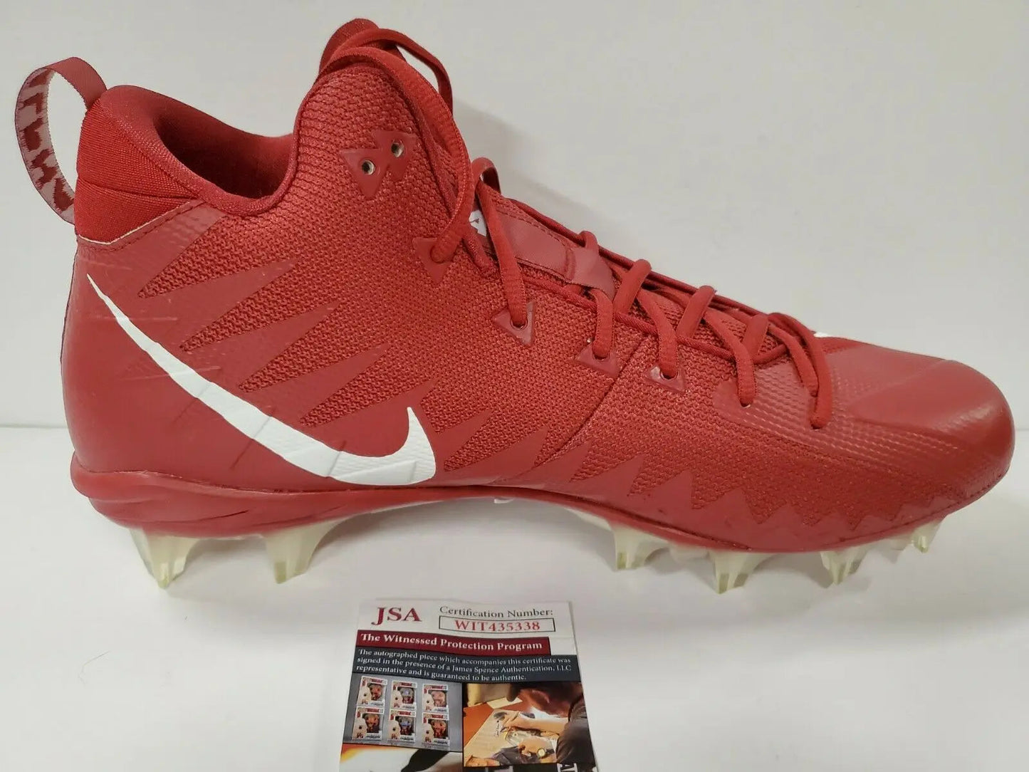 MVP Authentics Oklahoma Sooners Marquise Brown Autographed Signed Nike Cleat Jsa Coa 161.10 sports jersey framing , jersey framing