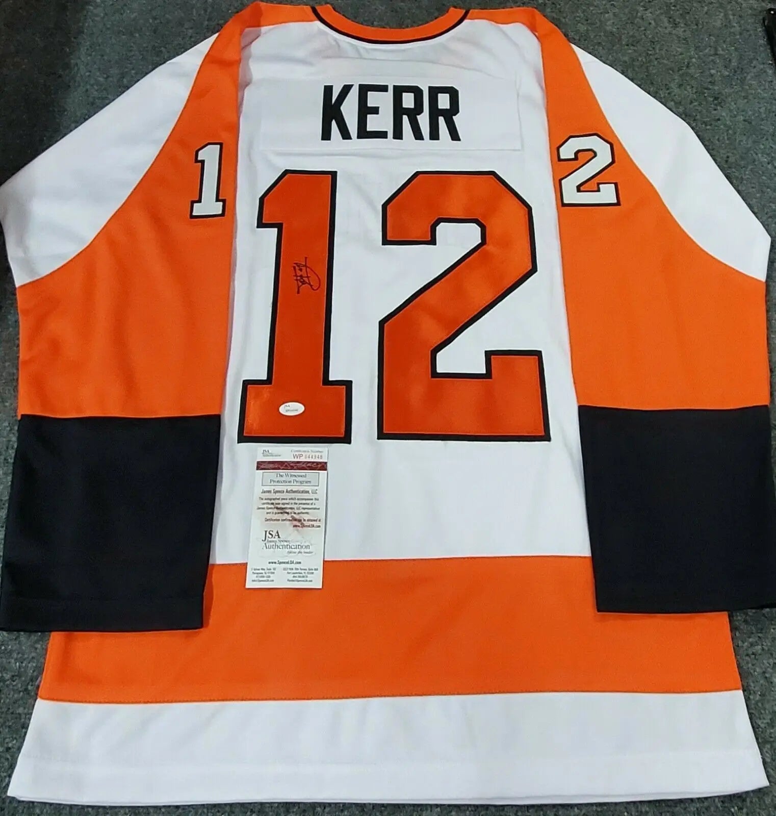Framed Tim Kerr Autographed Signed Philadelphia Flyers Jersey Jsa Coa – MVP  Authentics