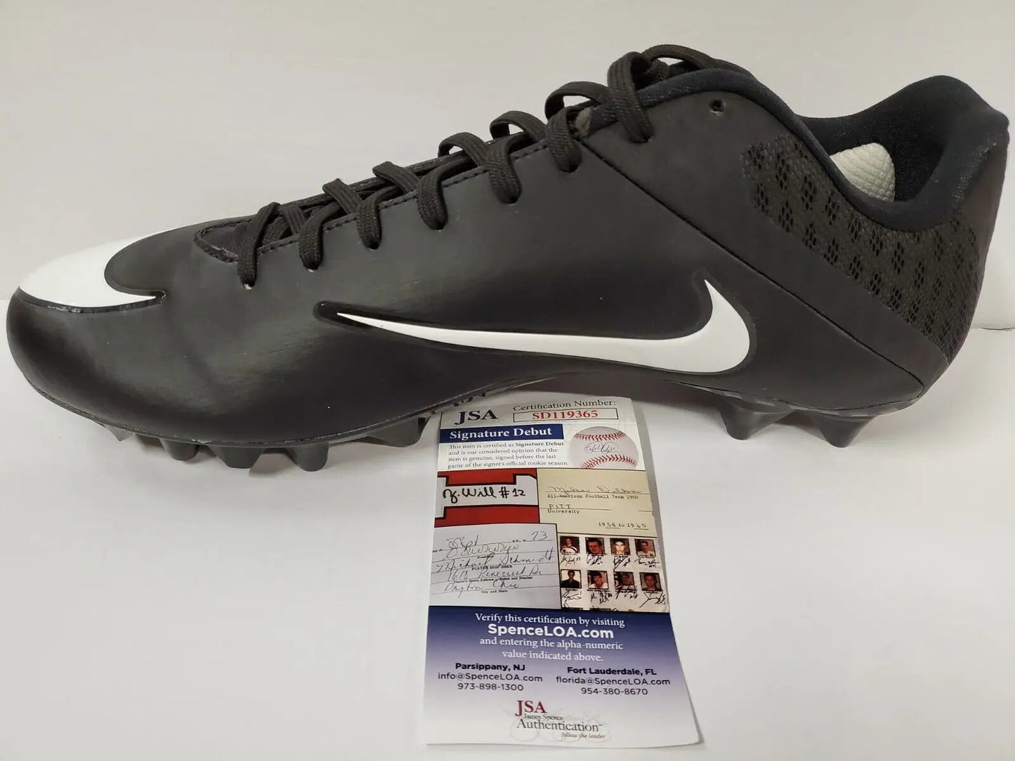 MVP Authentics Patrick Surtain Ii Autographed Signed Nike Cleat Jsa Coa 143.10 sports jersey framing , jersey framing