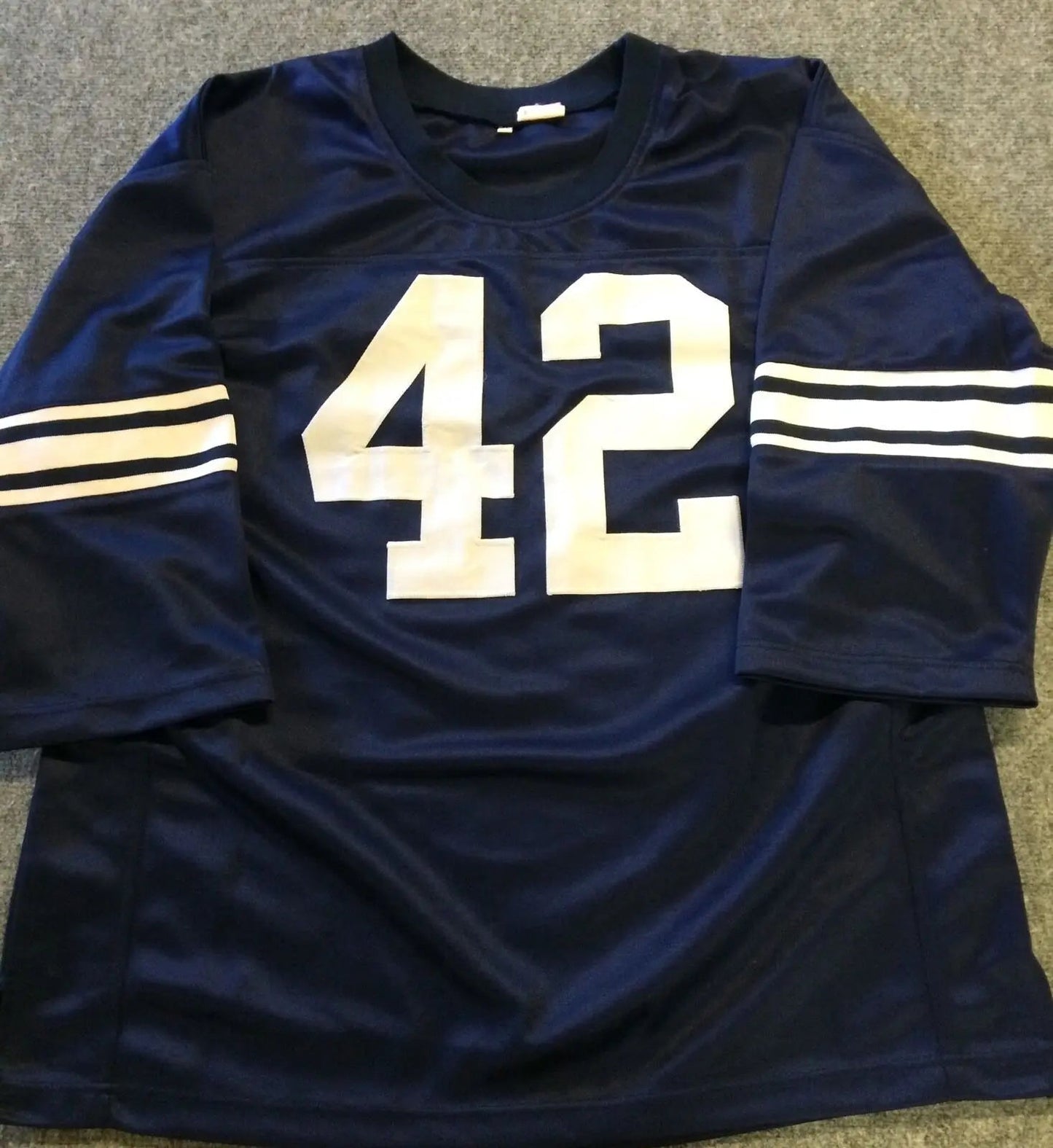 MVP Authentics Penn State Lenny Moore Autographed Signed Insc Throwback Jersey Jsa Coa 125.10 sports jersey framing , jersey framing