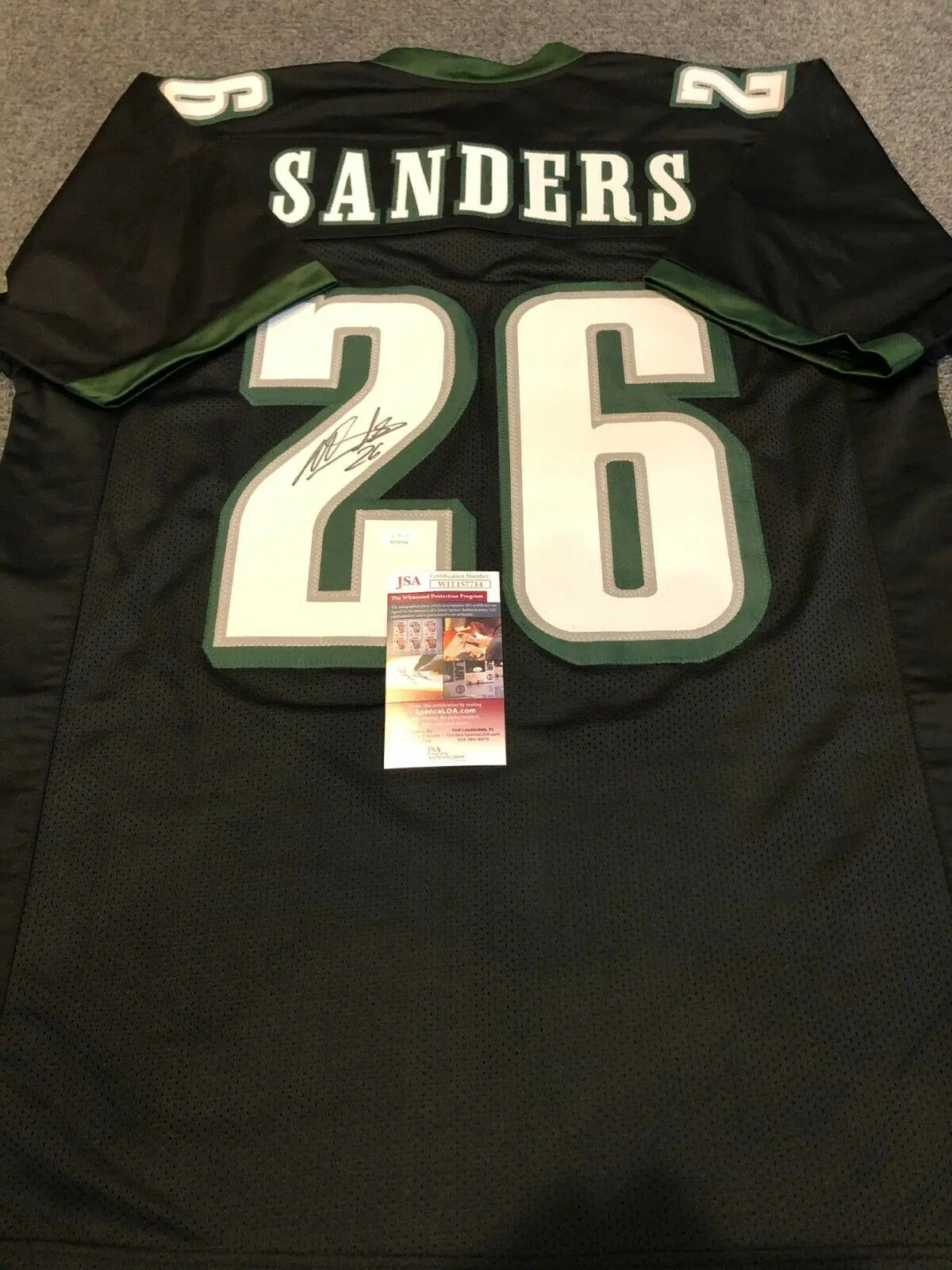 miles sanders autographed jersey