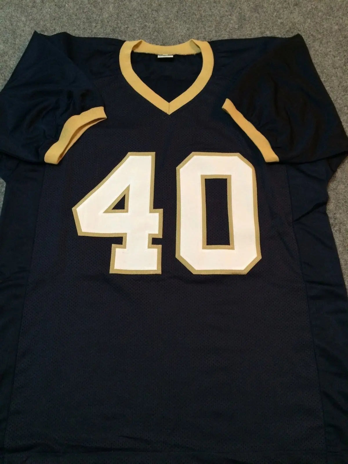 MVP Authentics Reggie Brooks Autographed Signed Incscribed Notre Dame Jersey Jsa Coa 99 sports jersey framing , jersey framing