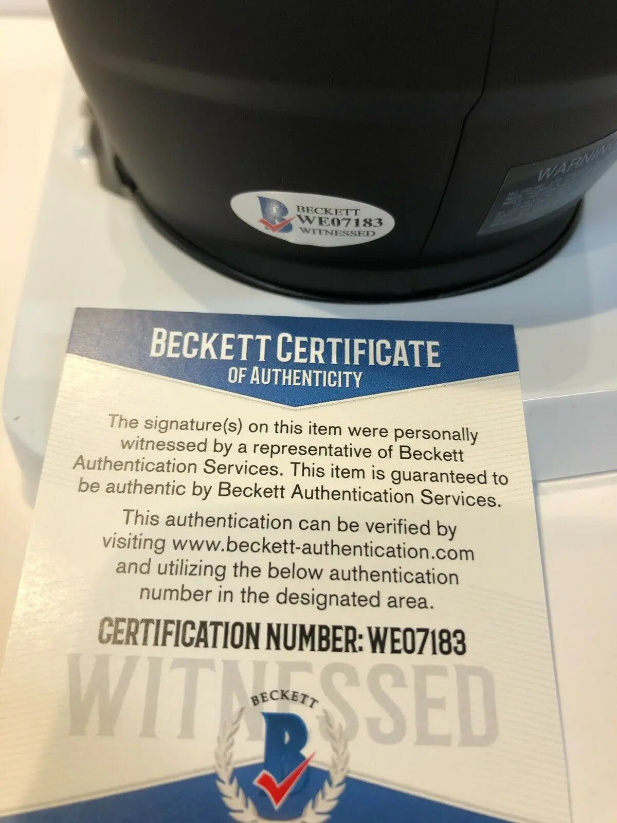 MVP Authentics Rob Ninkovich Signed New England Patriots Eclipse Mini Helmet Beckett Coa 134.10 sports jersey framing , jersey framing