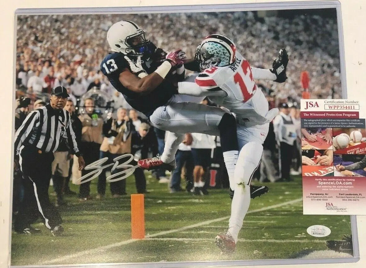 MVP Authentics Saeed Blacknall Autographed Signed Penn State 11X14 Photo Jsa Coa 81 sports jersey framing , jersey framing