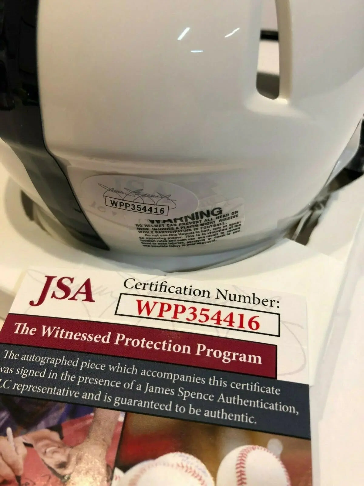 MVP Authentics Saeed Blacknall Autographed Signed Penn State Mini Helmet Jsa Coa 90 sports jersey framing , jersey framing