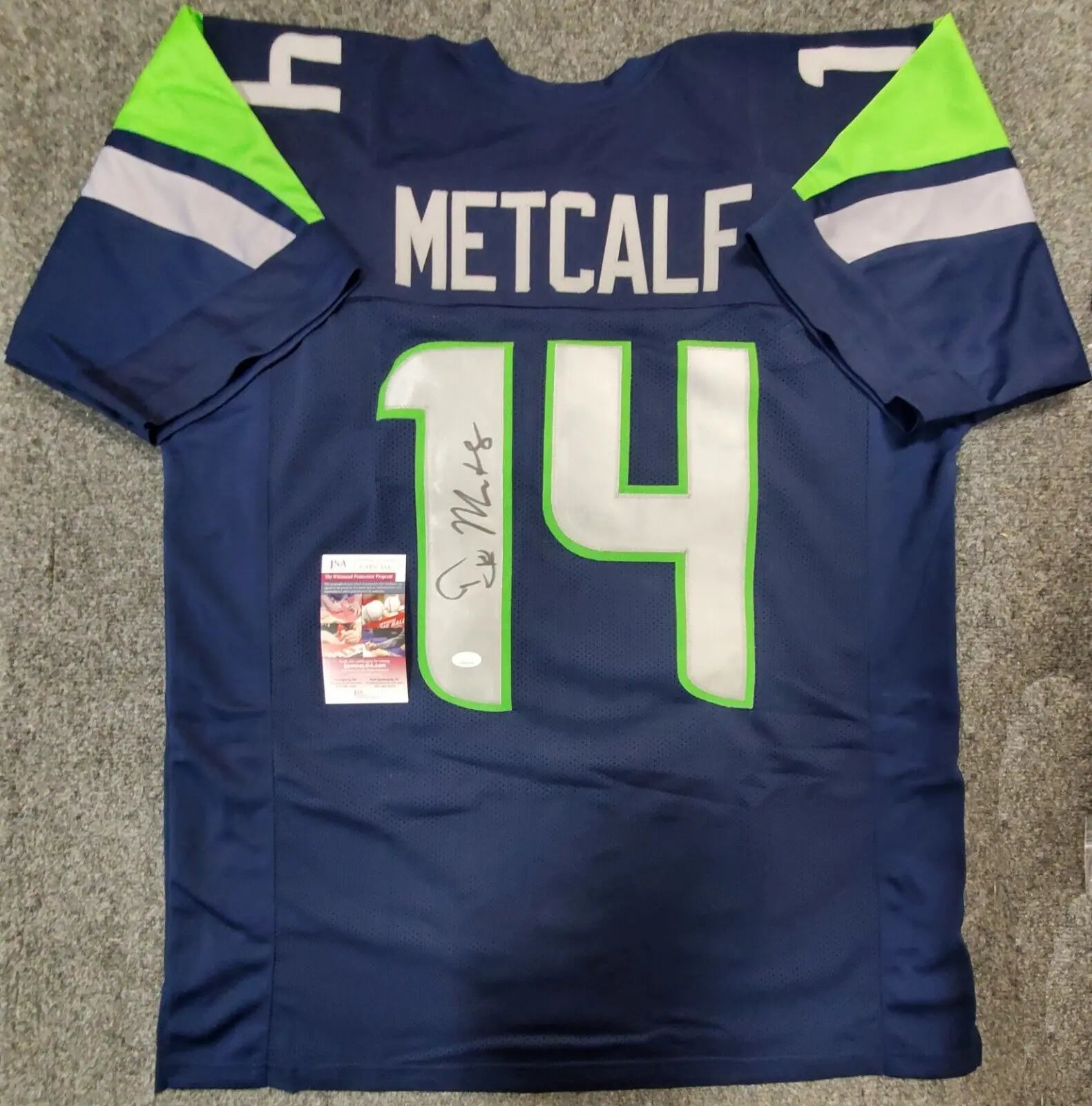 Seattle Seahawks Dk Metcalf Autographed Signed Seattle Jsa Coa