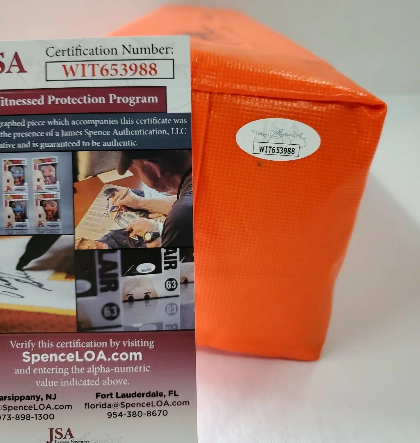 MVP Authentics Washington Football Brian Mitchell Autographed Inscribed End Zone Pylon Jsa Coa 121.50 sports jersey framing , jersey framing