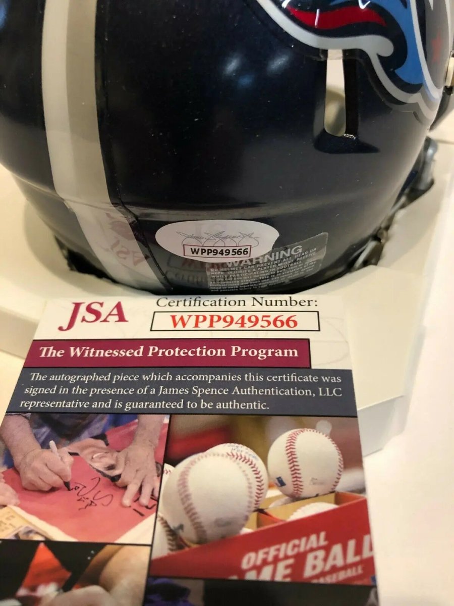 Aj Brown Autographed Signed Tennessee Titans Mini Helmet Jsa Coa Jersey Framing MVP Authentics