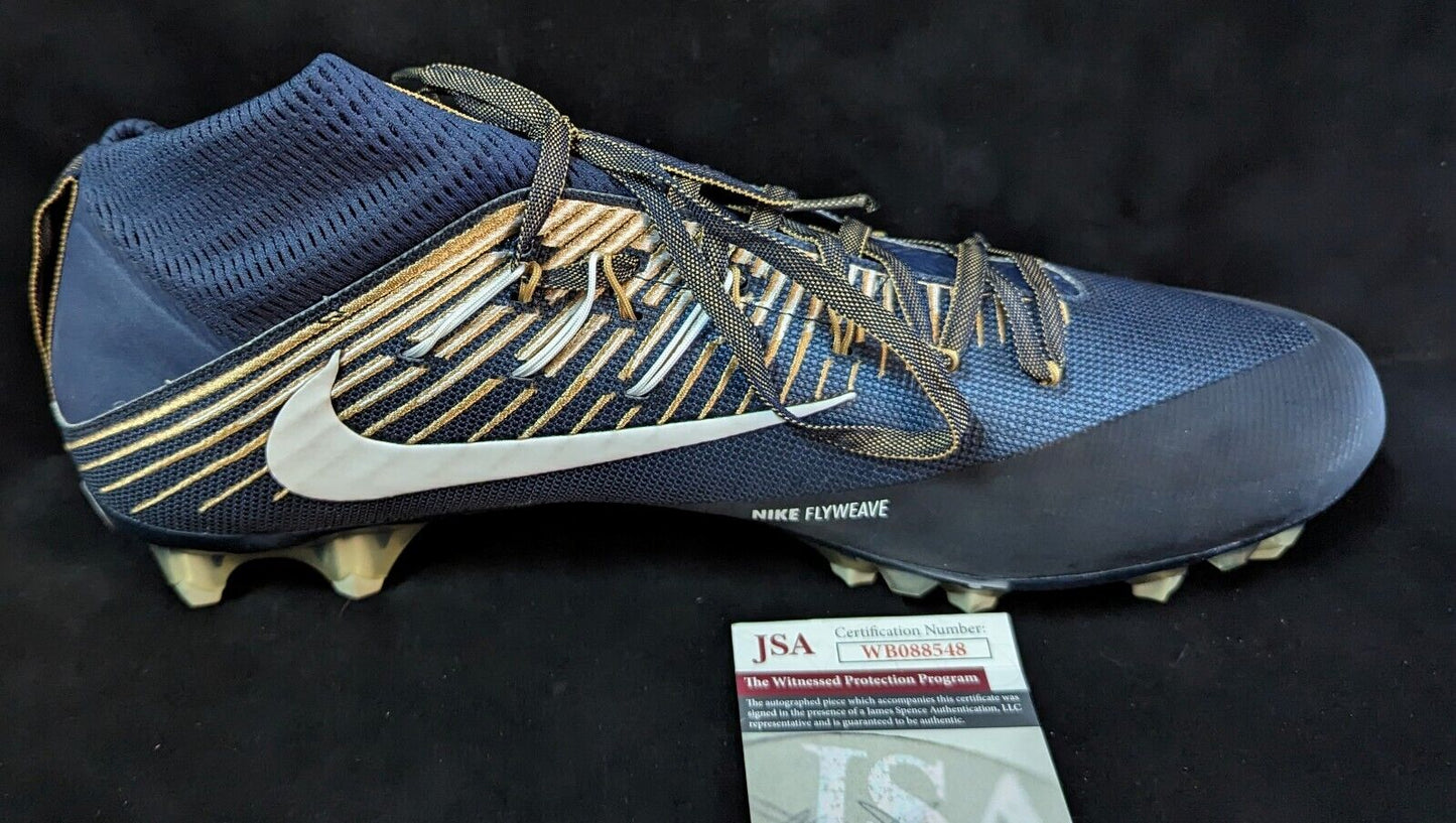 MVP Authentics Notre Dame Fighting Irish Rudy Ruettiger Autographed Signed Cleat Jsa Coa 135 sports jersey framing , jersey framing