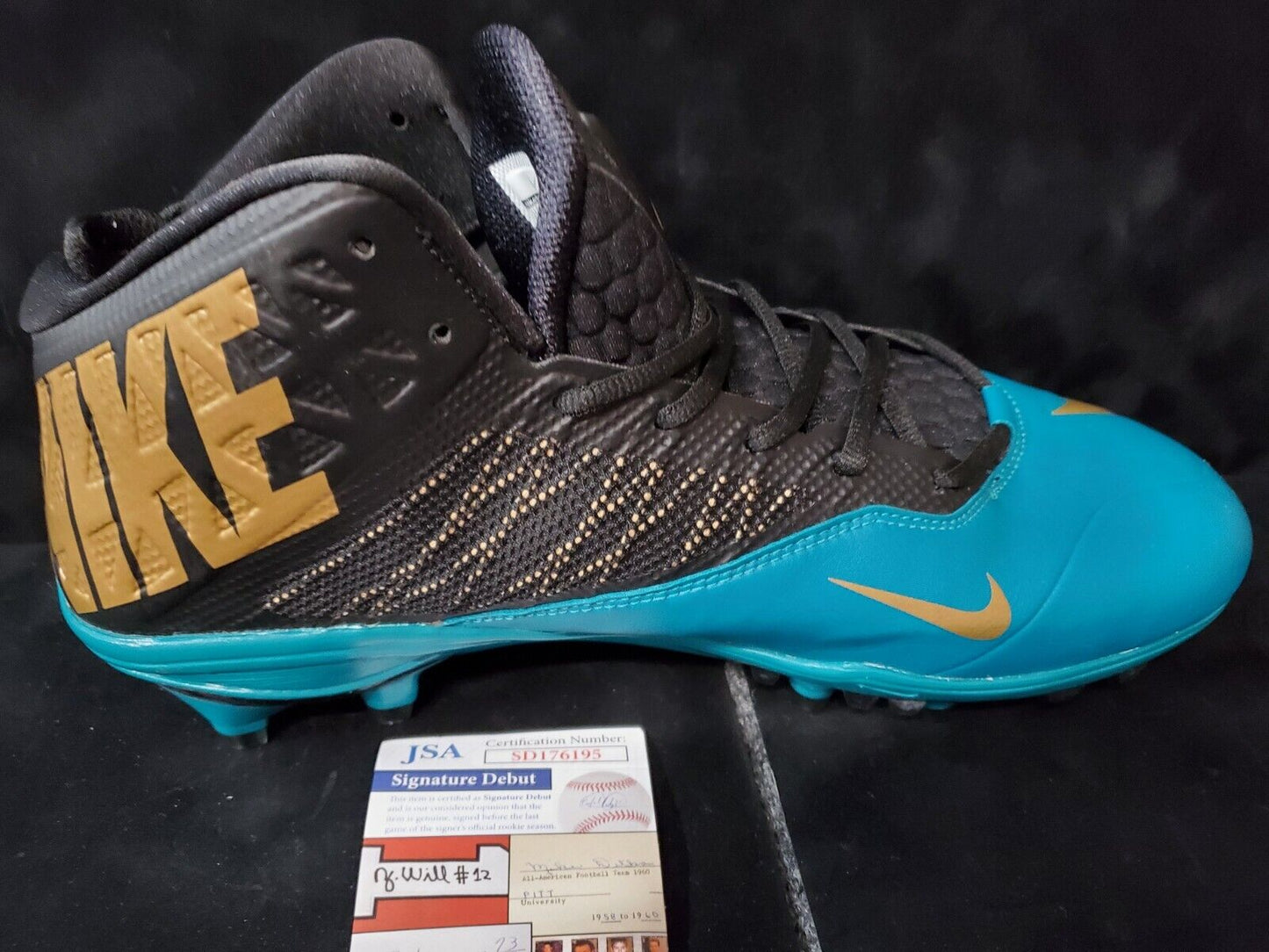 MVP Authentics Tyson Campbell Autographed Signed Cleat Jsa Coa 121.50 sports jersey framing , jersey framing