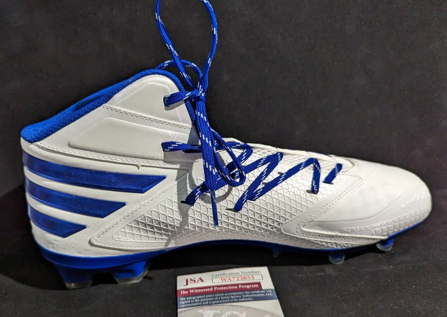 MVP Authentics Buffalo Bills Greg Rousseau Autographed Signed Cleat Jsa Coa 134.10 sports jersey framing , jersey framing