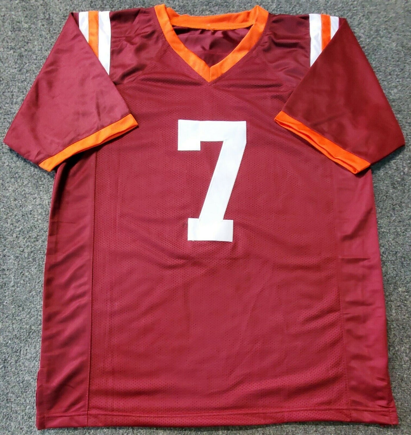 MVP Authentics Virginia Tech Hokies Michael Vick Autographed Signed Jersey Jsa Coa 116.10 sports jersey framing , jersey framing