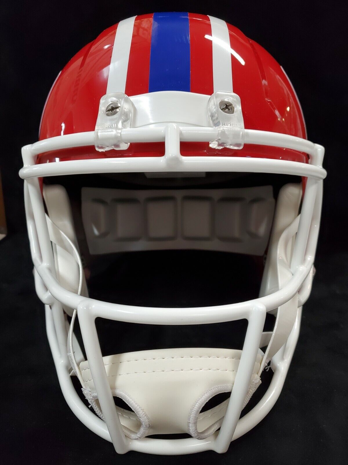 MVP Authentics Buffalo Bills Drew Bledsoe Signed Throwback Full Size Replica Helmet Bas Holo 297 sports jersey framing , jersey framing