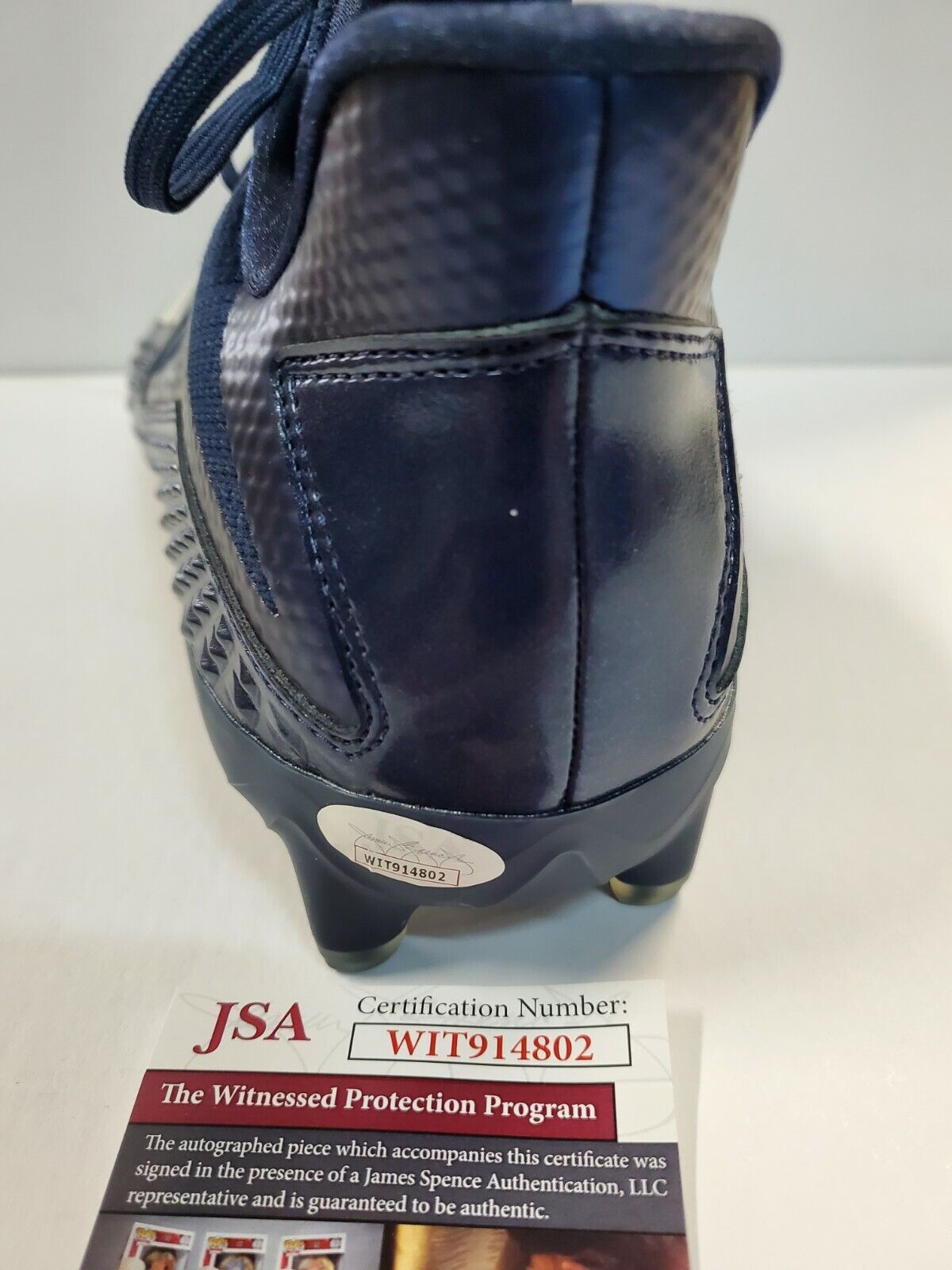 MVP Authentics Los Angeles Rams Jalen Ramsey Autographed Signed Cleat Jsa Coa 180 sports jersey framing , jersey framing