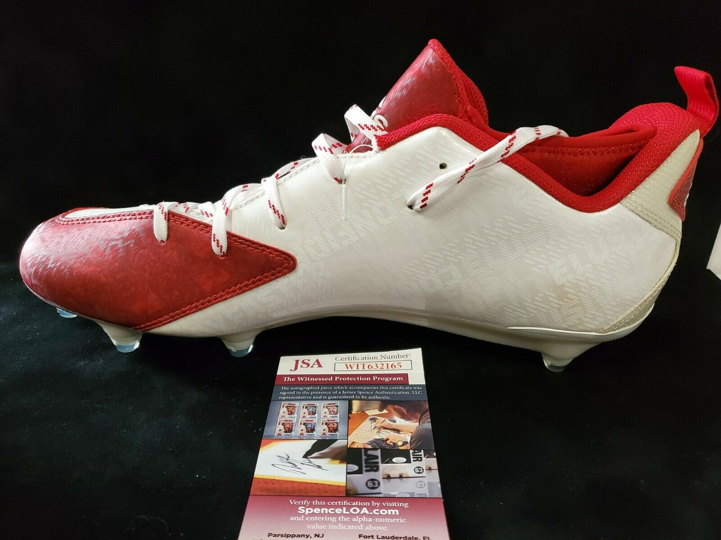 MVP Authentics Isaiah Wright Autographed Signed Cleat Jsa Coa 107.10 sports jersey framing , jersey framing