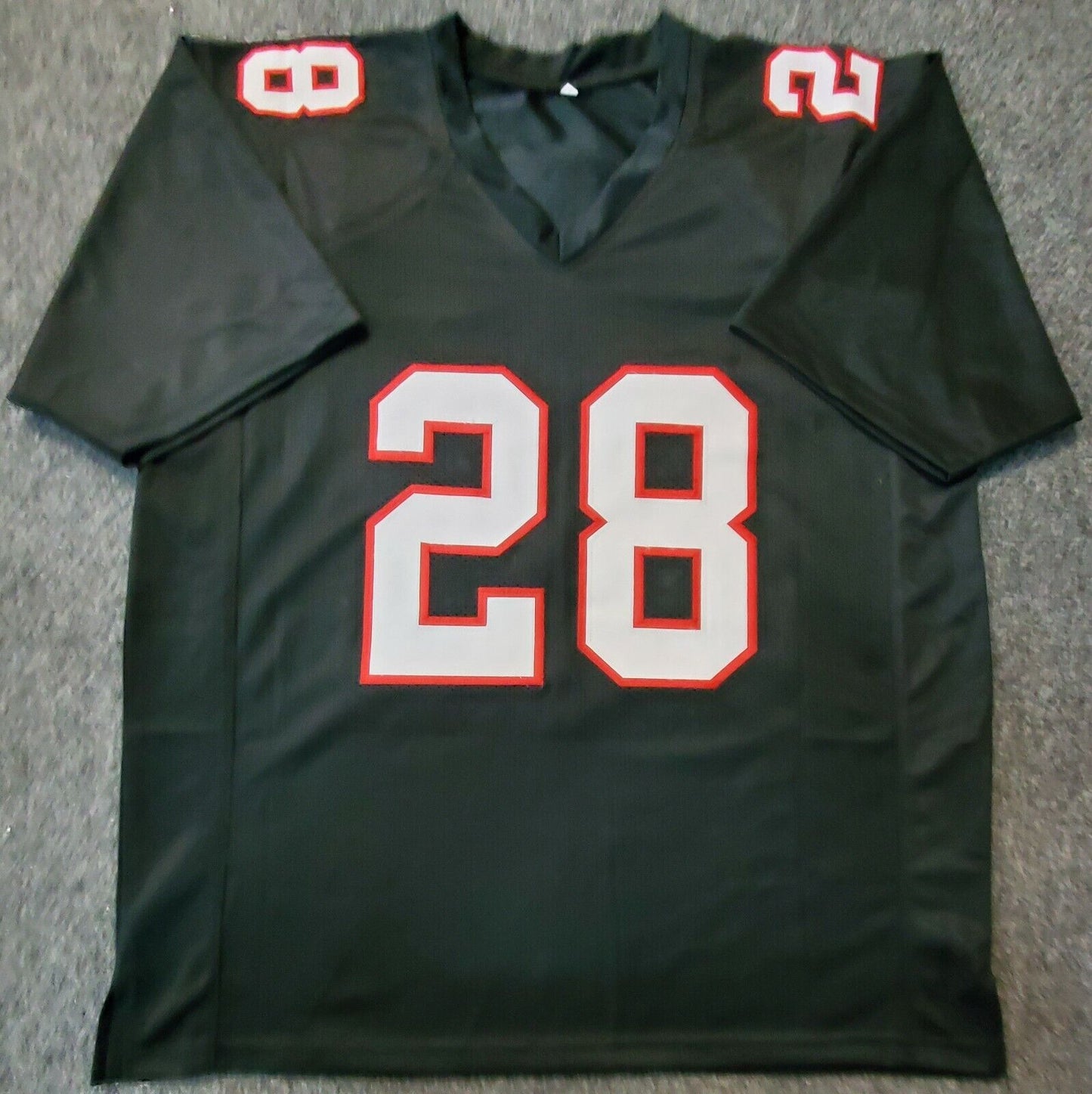 MVP Authentics Atlanta Falcons Mike Davis Autographed Signed Jersey Jsa Coa 98.10 sports jersey framing , jersey framing