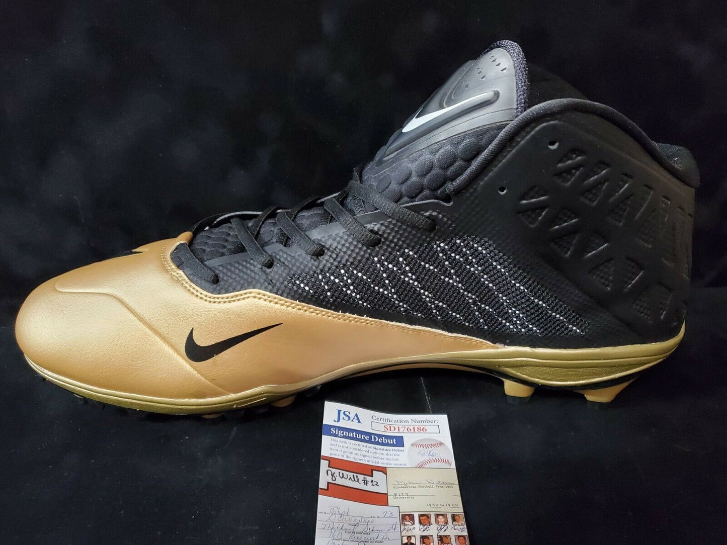 MVP Authentics Tyson Campbell Autographed Signed Cleat Jsa Coa 121.50 sports jersey framing , jersey framing