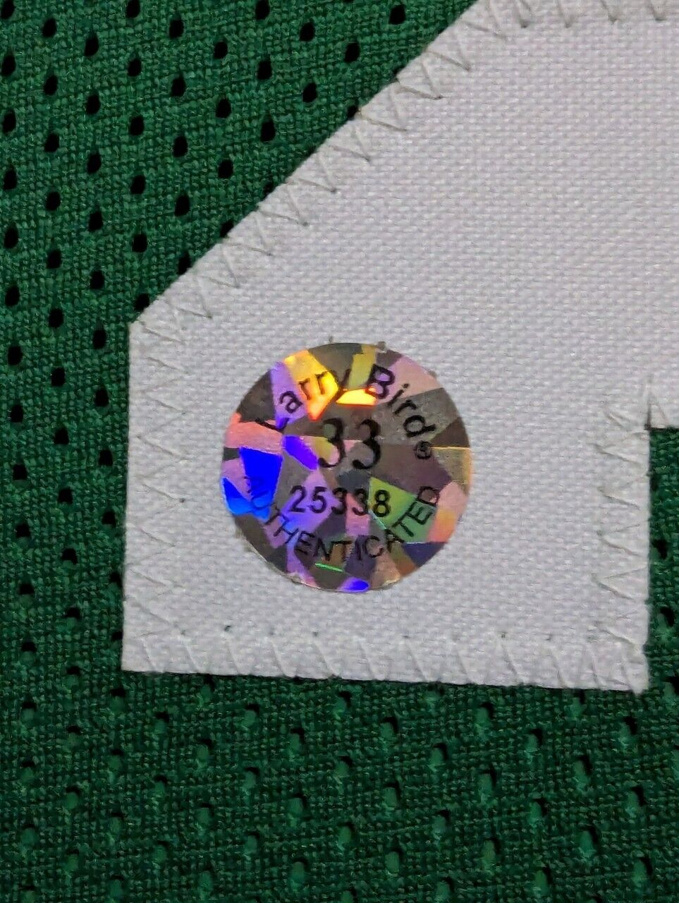 MVP Authentics Suede Framed Boston Celtics Larry Bird Autographed Signed Jersey Larry Bird Holo 810 sports jersey framing , jersey framing