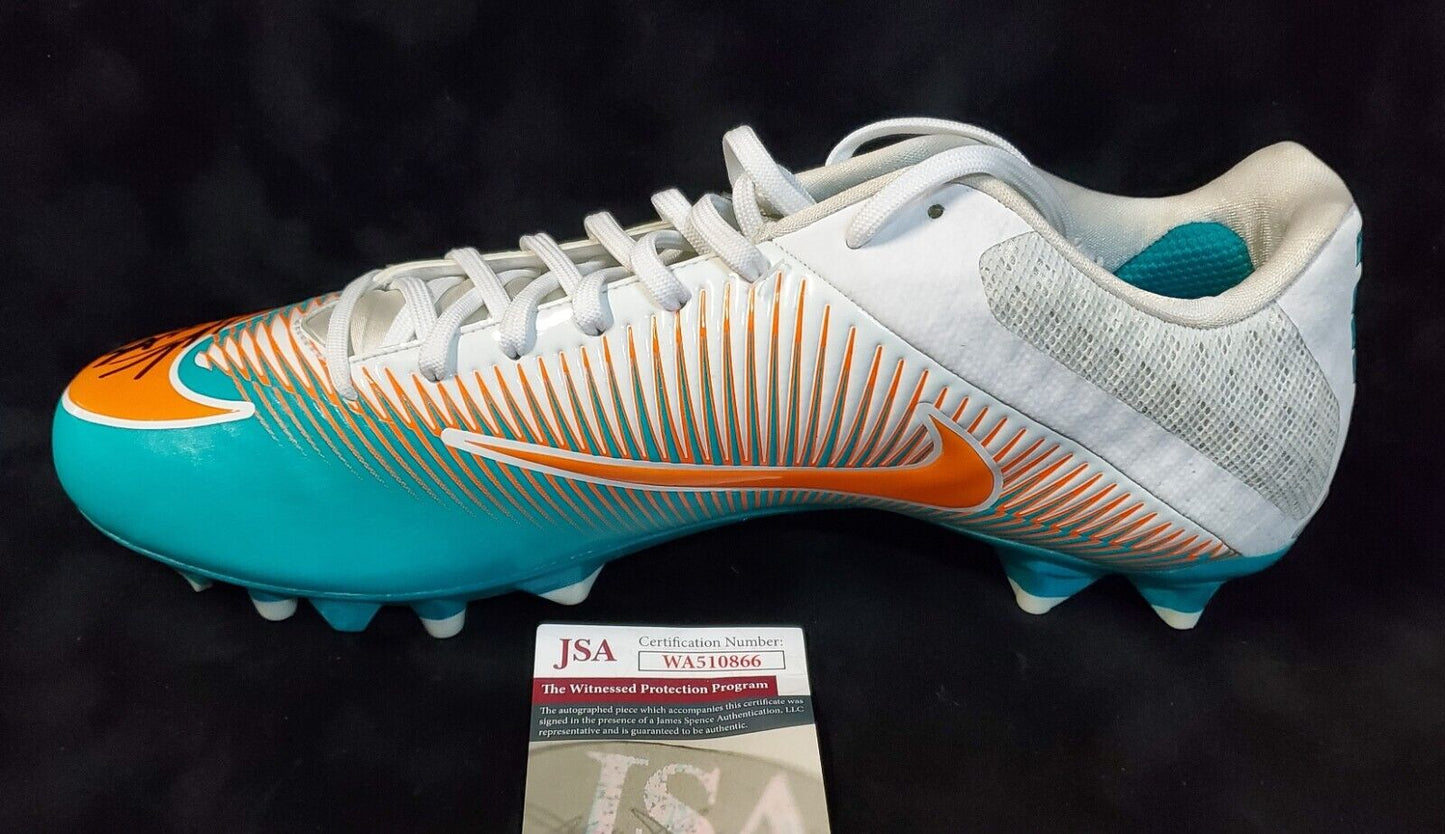 MVP Authentics Miami Dolphins Jevon Holland Autographed Signed Cleat Jsa Coa 121.50 sports jersey framing , jersey framing