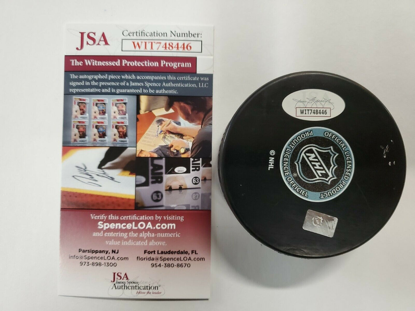 MVP Authentics Pittsburgh Penguins Tyler Kennedy Autographed Signed Logo Puck Jsa Coa 36 sports jersey framing , jersey framing